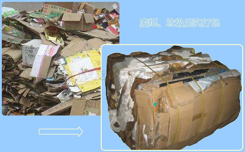 立式液壓打包機應用